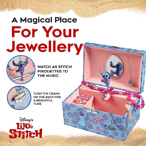 Disney Joyero Musical para Niñas - Stitch y Angela