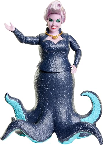 Disney La Sirenita , Pack de 3 muñecas de colección, Ariel + Ursula + Rey Tritón, regalo para niños y niñas +3 años, HND28