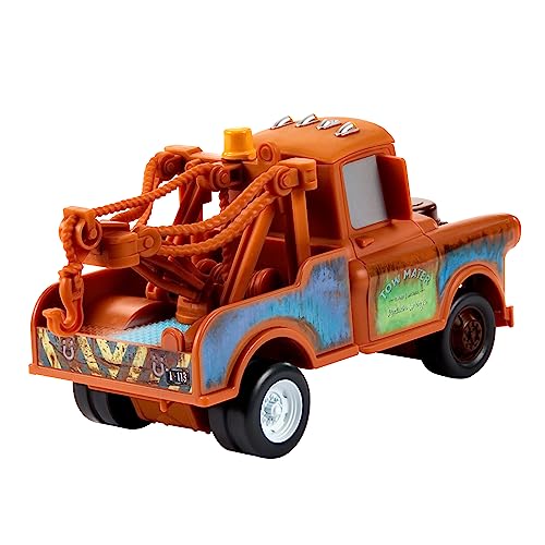 Disney Pixar Cars Night En Movimiento Mate Coche de juguete que mueve los ojos, +4 años (Mattel HPH65)