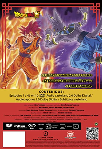 Dragon Ball Super Box 1 - Sagas Completas (Episodios 1 a 46) [DVD]