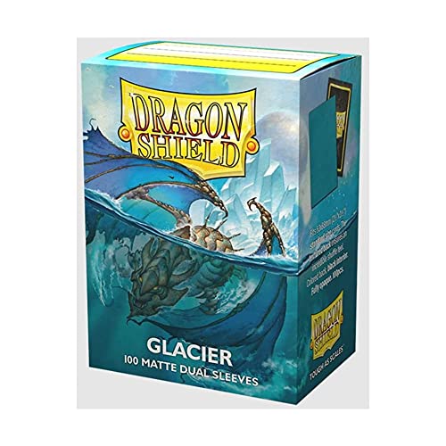 Dragon Shield Estándar - Dual Mate Glacier (100 bolsitas)