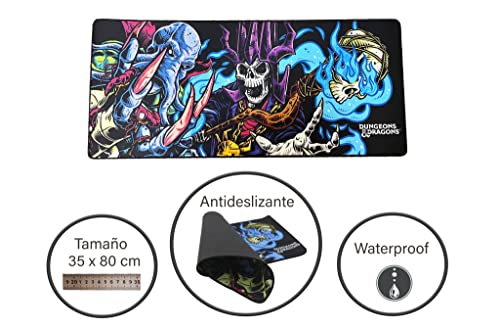 Dragones y Mazmorras-Alfombrilla ratón, Alfombrilla Gaming,Mousepad XXL/Alfombrilla XXL, Tapete Escritorio Multicolor, Producto Oficial (CyP Brands)