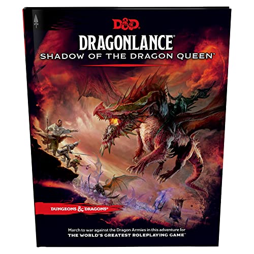 Dragonlance: Shadow of The Dragon Queen Deluxe Edition (Aventura de D&D, Pantalla del DM + Juego de Mesa Warriors of Krynn - Versión en Inglés)