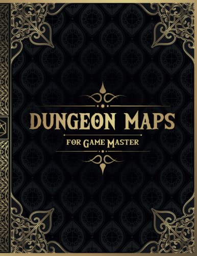 Dungeon Maps for Game Master: 50 Unique and Customizable Dungeon Maps for DnD Tabletop Role-Playing Games (RPG Maps for Game Master)