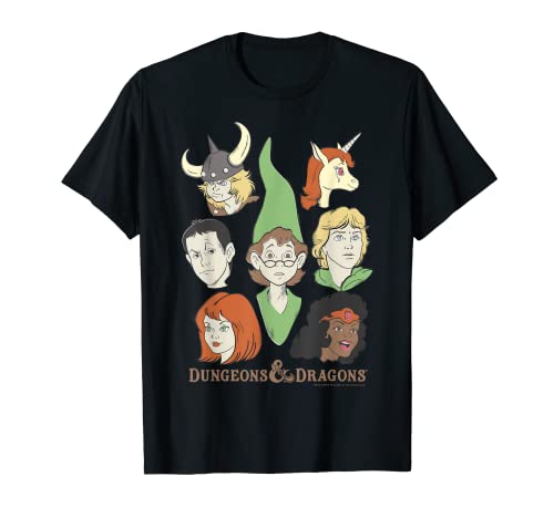 Dungeons & Dragons Cartoon Group Shot Camiseta
