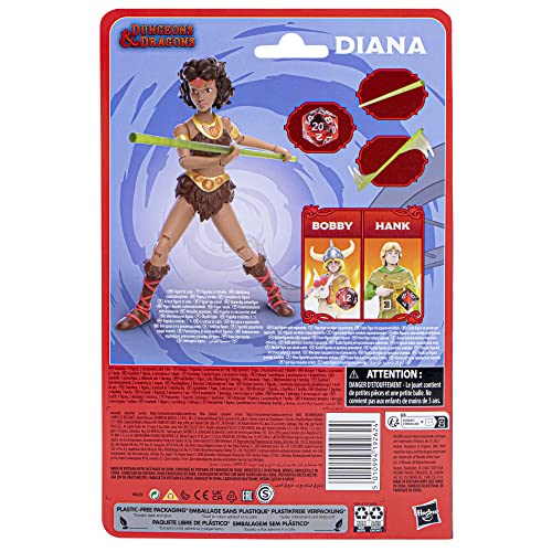 Dungeons & Dragons, Figura de la Serie Animada clásica, Figura de Diana The Acrobat a Escala de 15 cm, Juguetes de D&D,F4883