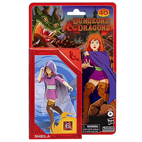 Dungeons & Dragons - Figura de la Serie Animada clásica - Figura de Sheila a Escala de 15 cm - Juguetes de D&D