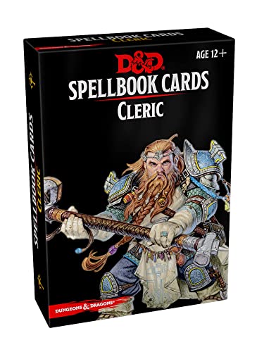 Dungeons & Dragons Spellbook Cards: Cleric (D&D Accessory -Versión en Inglés)