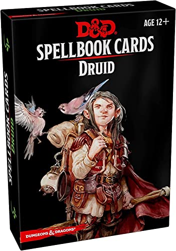 Dungeons & Dragons Spellbook Cards: Druid (D&D Accessory -Versión en Inglés)