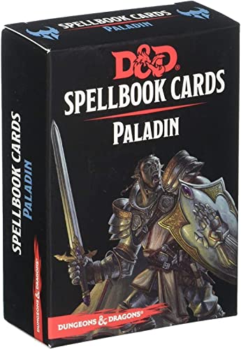 Dungeons & Dragons Spellbook Cards: Paladin (D&D Accessory -Versión en Inglés)