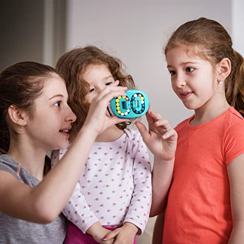 EACHHAHA Frijol Mágico-Magic Bean Cube-Juguetes educativos-Regalos cumpleaños niños Colegio-Regalos de Fiesta para niños niños y niñas(Azul)