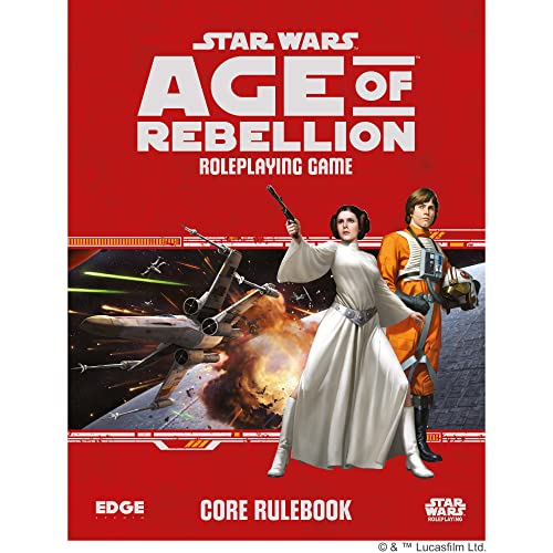 Edge, Star Wars Age of Rebellion RPG: Libro de Reglas Central, RPG, Edades 12 más, 2-4 Jugadores