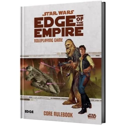 Edge, Star Wars Edge of the Empire RPG: Core Rulebook, RPG, Ages 12 plus, 3-5 Players