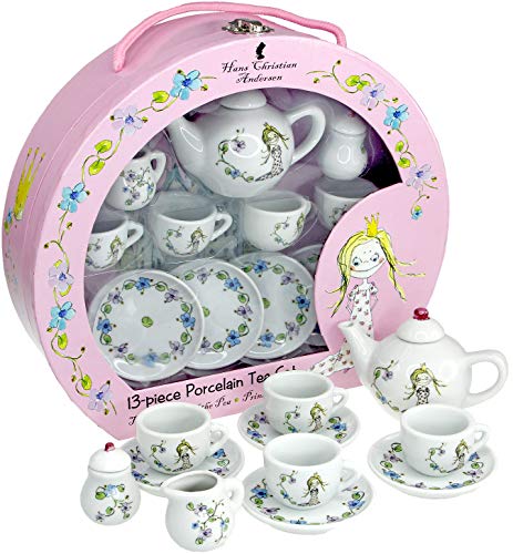 EDITORIAL BASE (UDL) Toys-Juego de té (13 Piezas), Multicolor (Barbo Toys6181)