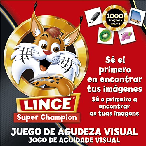 Educa - Lince Super Champion Juego de mesa ¡Edición Exclusiva de 1000 imágenes, Nuevas dinámicas de Juego! | Juego para toda la Familia, adultos y niños a partir de 6 años (19432)
