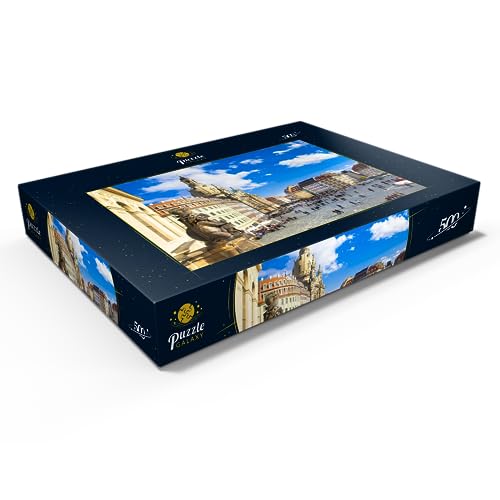 Elegante Ciudad Barroca De Dresde, Iglesia De Nuestra Señora - Premium 500 Piezas Puzzles - Colección Especial MyPuzzle de Puzzle Galaxy
