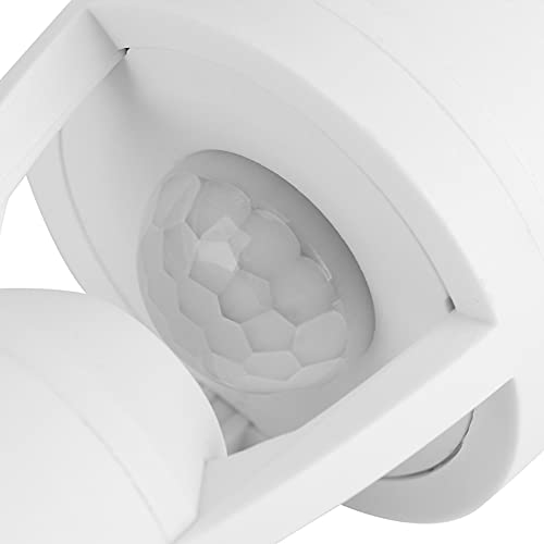 Entatial Portalámparas LED Sensor LED Zócalo, PVC + Cobre Sótano para Armarios Gabinete Cuarto de Baño Baño