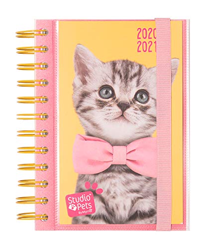 ERIK - Agenda escolar 2020/2021 día página S Studio Pets Cats, 11 meses (11,4x16 cm)