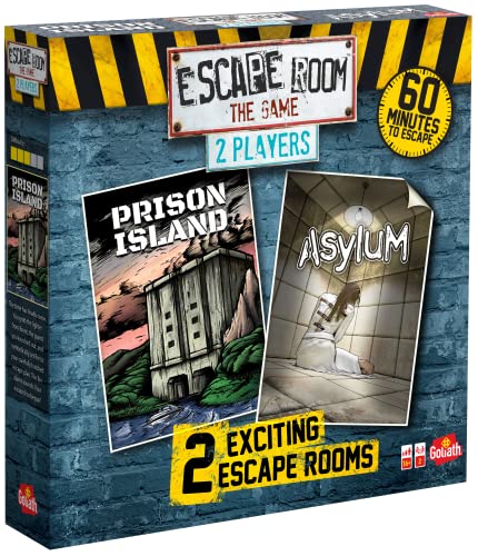 Escape Room: The Game - Edición para 2 Jugadores | 2 emocionantes Salas de Escape en tu Propia casa | Juegos de Mesa para Adultos | para 2 Jugadores | A Partir de 16 años