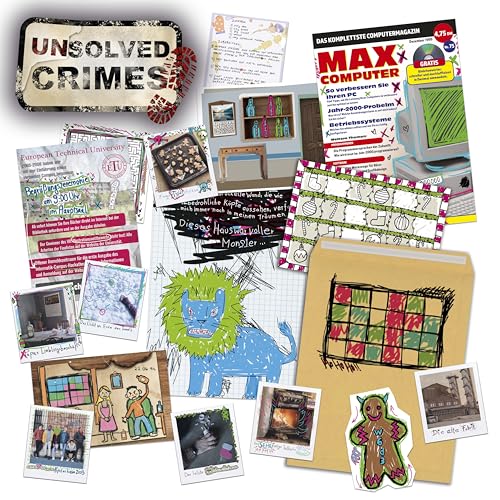 EXIT Unsolved Crime Calendario de Adviento – Escape Game Calendario de Adviento con 24 puzzles | idioma alemán
