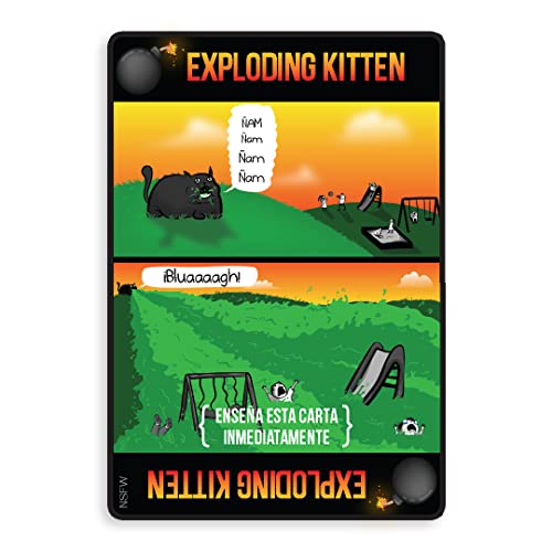 Exploding Kittens EKIEK02ES - NSFW - Juego de Cartas en Español, a partir de 18 años.