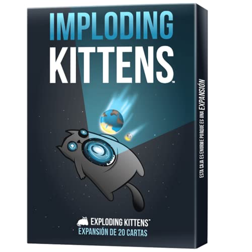 Exploding Kittens - Imploding Kittens - Juego de Cartas en Español