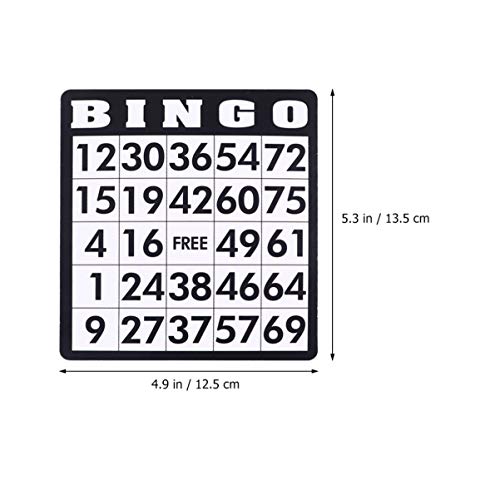 FALOME 180 Hojas de Tarjetas de Juego de Bingo, Hojas de Juego de Bingo for Beber, Tarjetas de Juego de Papel de Bingo