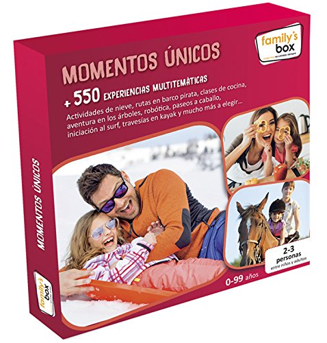 FAMILY'S BOX - Caja Regalo "MOMENTOS ÚNICOS" - Más de 550 experiencias multitemáticas en toda España