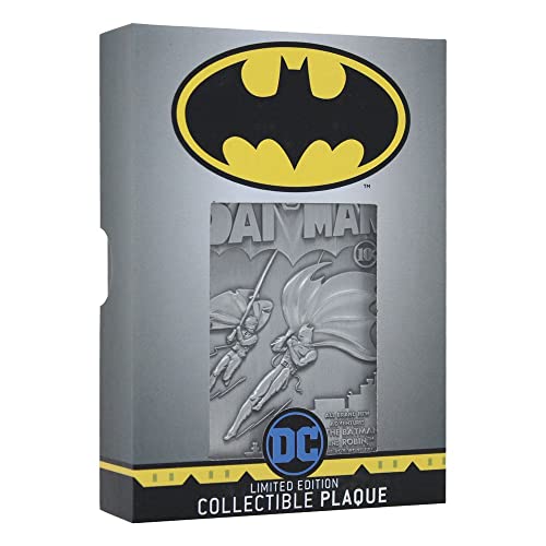 Fanattik DC Comics - Batman - Lingot en métal Collector '9x12.5x2.5cm'