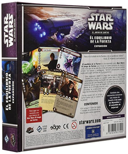 Fantasy Flight Games - Edge Entertainment - Star Wars LCG: El Equilibrio De La Fuerza, Juego de Mesa (SWC09)