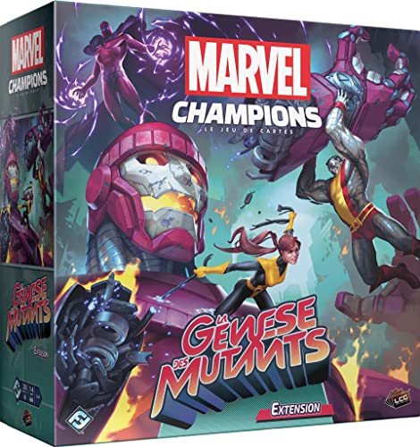 Fantasy Flight Games Marvel Champions – Génesis de los mutantes – Juego de mesa – Juego en francés – de 1 a 4 jugadores – 12 años y más