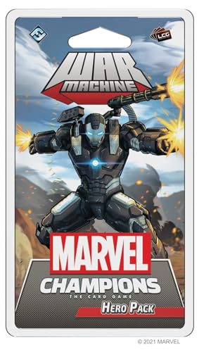 Fantasy Flight Games , Marvel Champions: Warmachine Hero Pack, Miniatures Game, Ages 12+, 1-4 Players, 60 Minutes Playing Time