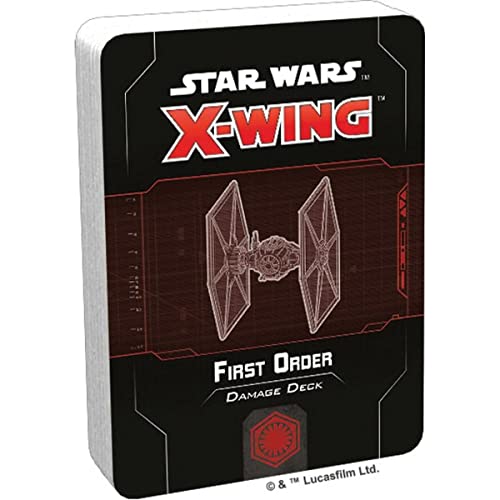 Fantasy Flight Games - Star Wars X-Wing Second Edition: Star Wars X-Wing: First Order Damage Deck - Miniature Game
