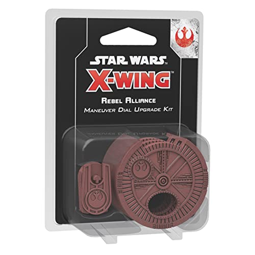 Fantasy Flight Games , Star Wars X-Wing Second Edition: Star Wars X-Wing: Rebel Alliance Maneuver Dial Upgrade Kit, Miniature Game, 2 Players, Ages 14+ Years, 45+ Minutes Playtime