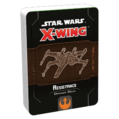 Fantasy Flight Games - Star Wars X-Wing Second Edition: Star Wars X-Wing: Resistance Damage Deck - Miniature Game