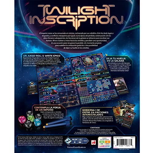 Fantasy Flight Games Twilight Inscription - Juego de Mesa en Español, TIN01ES