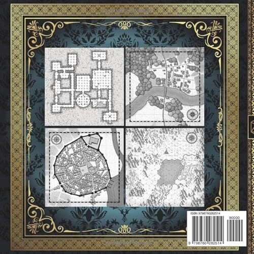 Fantasy Maps for Game Master - Dungeons, Towns, Villages, Worlds: Diverse Collection of 80 Maps for Tabletop RPG | Quest Inspiration for Players | Aid for Lazy Storytellers (RPG Maps for Game Master)