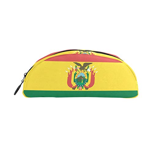 FANTAZIO - Estuche para lápices con diseño de la bandera de Bolivia