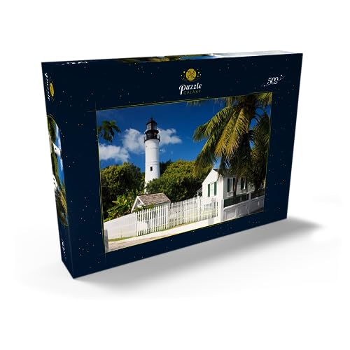 Faro De Cayo Hueso, Cayos De Florida, Florida, EE.UU. - Premium 500 Piezas Puzzles - Colección Especial MyPuzzle de Puzzle Galaxy