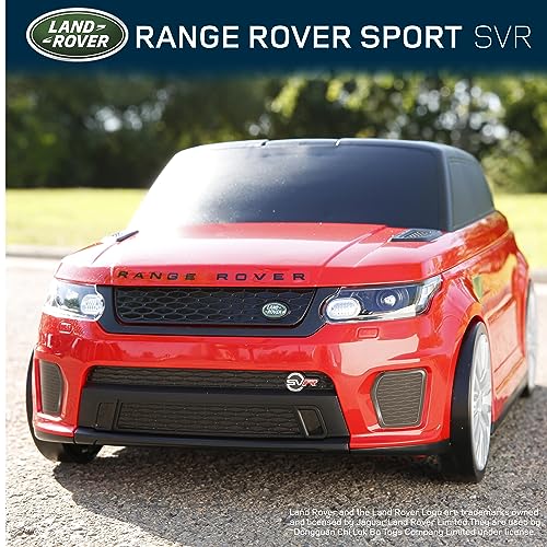FEBER - Range Rover Foot to Floor and Suitcase Color Rojo, 2 en 1, Maleta Infantil para Viajes y Coche Correpasillos, Equipaje de Mano para niños, para niños y niñas de 2 a 6 años, Famosa (FED19000)