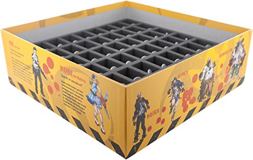 Feldherr Juego de valores de Bandeja de Espuma es Compatible con Zombicide Season 1 Core Game Box