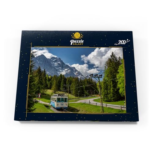 Ferrocarril Bávaro De Zugspitze contra Zugspitze Cerca De Garmisch-Partenkirchen - Premium 200 Piezas Puzzles - Colección Especial MyPuzzle de Puzzle Galaxy