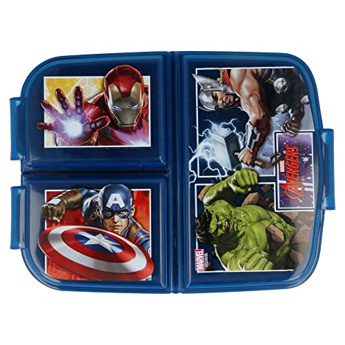 Fiambrera infantil múltiple con 3 compartimentos de Los Vengadores - Marvel