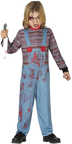 FIESTAS GUIRCA, S.L. Disfraz de Chucky Poseído Infantil M-(7/9 años)