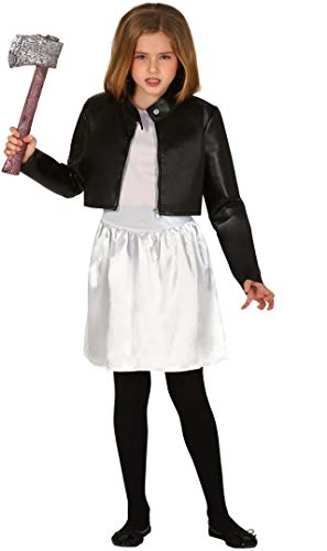FIESTAS GUIRCA, S.L. Disfraz de la Novia de Chucky Siniestra para niña M-(7/9 años)