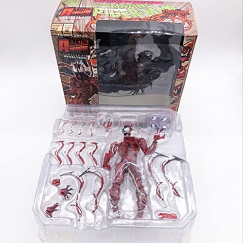 Figura de acción Venom, Carnage Venom Anime Action PVC Figura de Personajes móviles Modelo Estatua Juguetes Adornos de Escritorio, Venom Figura de acción Coleccionable Figura