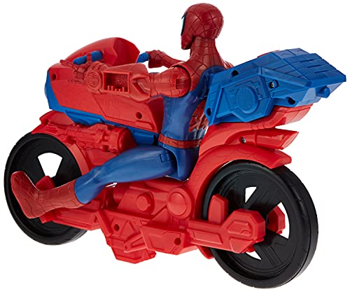 Figura Spider-Man Titan Hero Series Spider-Man con Ciclo Power FX Reproduce Sonidos y Frases