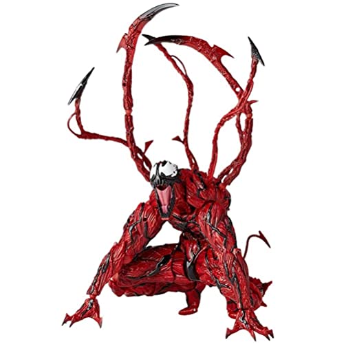 Figura Venom, Figura de acción Venom Carnage de 7 Pulgadas, Modelo de Figura de PVC, Juguete de Estatua de héroe- Niños a partir de 4 Años