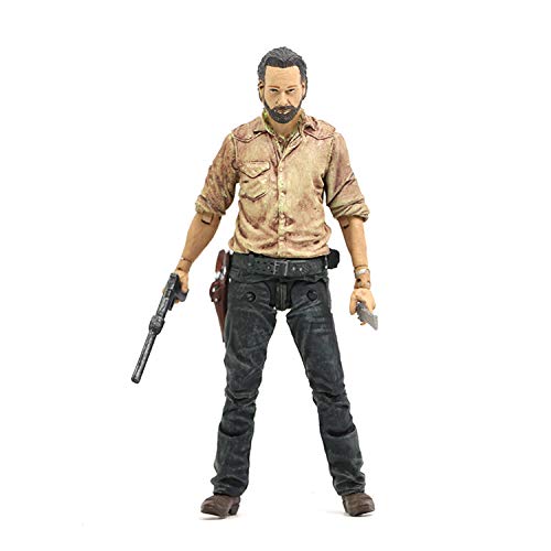 Figuras de acción a escala de 5 pulgadas, serie de televisión Walking Dead 6 modelos clásicos realistas personajes coleccionables figuras juguetes juegos
