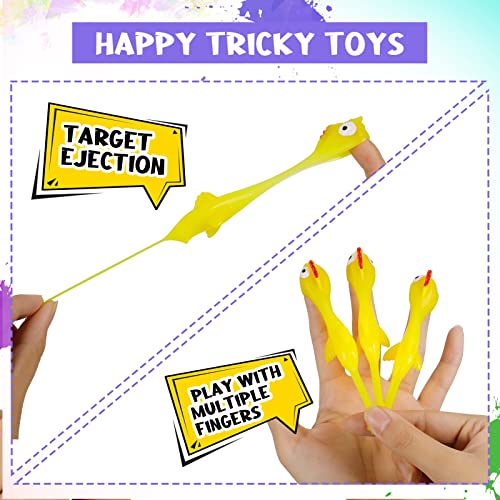 Fingertoys 25 unidades de juguetes elásticos con diseño de manos pegajosas, palmas adhesivas para niños, fiestas, regalos de cumpleaños para niños y niñas